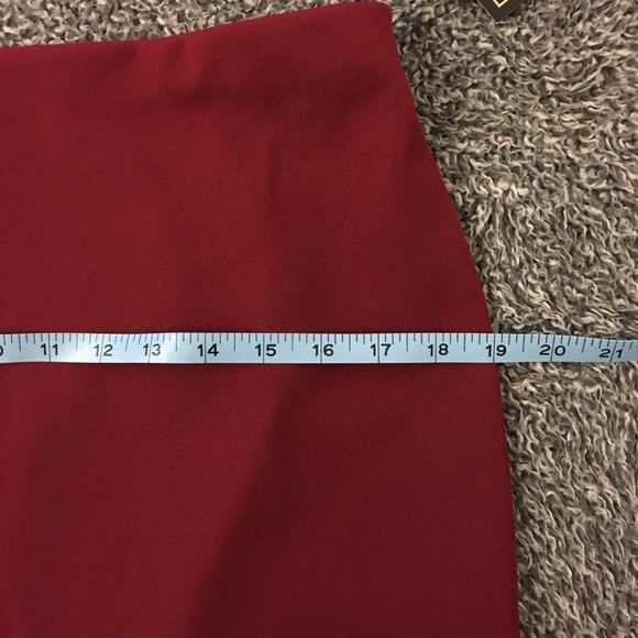 NWT | Maroon midi skirt! - Picture 5 of 8